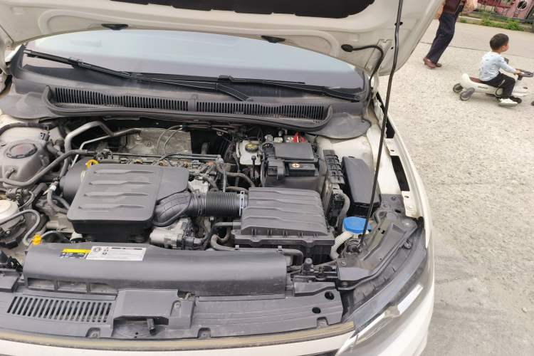 Used Volkswagen Polo 2021 Plus 1.5L Automatic Colorful Tech Edition Engine Bay Left