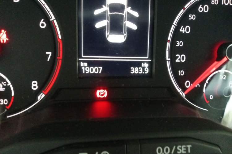 Used Volkswagen Polo 2021 Plus 1.5L Automatic Colorful Tech Edition Odometer Close Up
