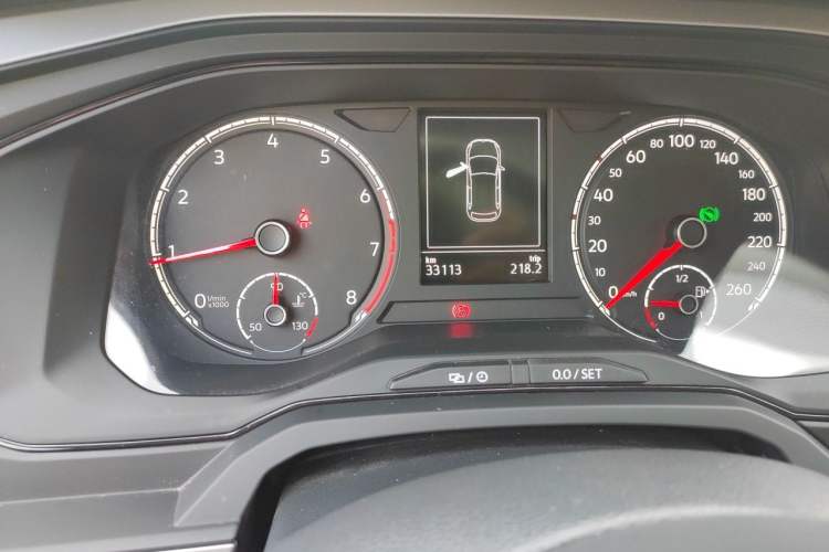 Used Volkswagen Polo 2021 Plus 1.5L Automatic Panoramic Enjoyment Edition Odometer Close Up