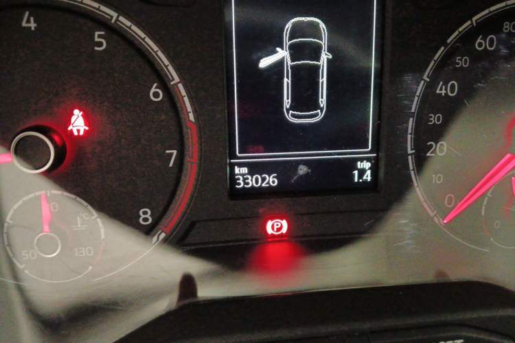 Used Volkswagen Polo 2021 Plus 1.5L Automatic Colorful Tech Edition Odometer Close Up