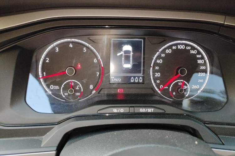 Used Volkswagen Polo 2021 Plus 1.5L Automatic Panoramic Enjoyment Edition Odometer Close Up