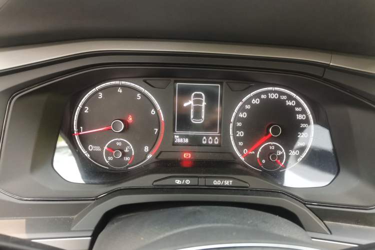 Used Volkswagen Polo 2021 Plus 1.5L Automatic Panoramic Enjoyment Edition Odometer Close Up