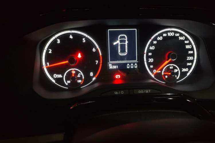 Used Volkswagen Polo 2021 Plus 1.5L Automatic Colorful Tech Edition Odometer Close Up