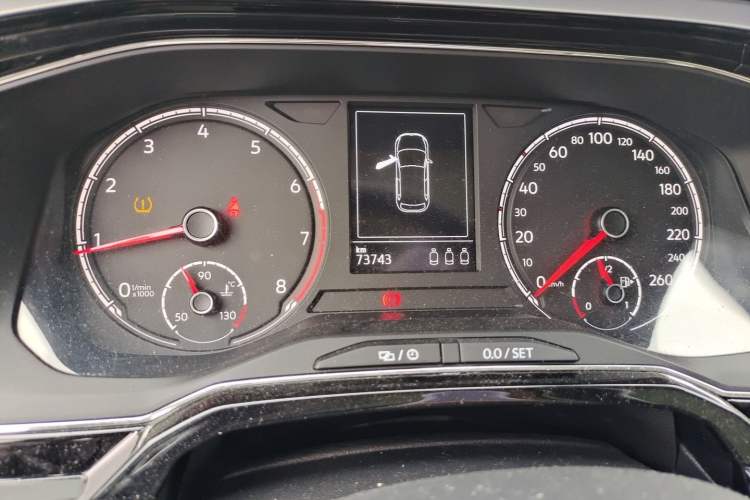 Used Volkswagen Polo 2021 Plus 1.5L Automatic Trendy Smart Luxury Edition Odometer Close Up