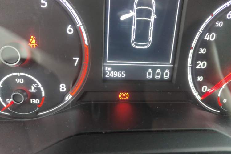 Used Volkswagen Polo 2021 Plus 1.5L Automatic Colorful Tech Edition Odometer Close Up