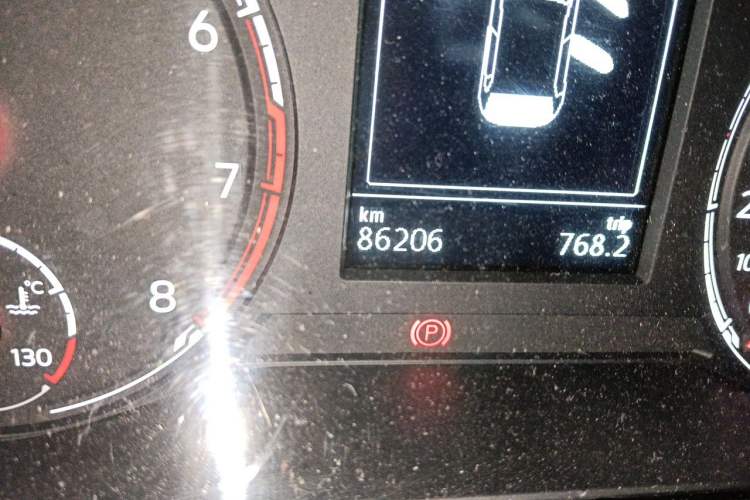 Used Volkswagen Polo 2021 Plus 1.5L Automatic Colorful Tech Edition Odometer Close Up
