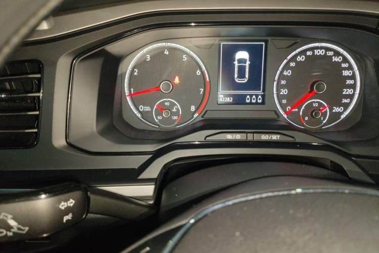 Used Volkswagen Polo 2021 Plus 1.5L Automatic Panoramic Enjoyment Edition Odometer Close Up