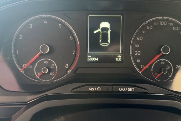 Used Volkswagen Polo 2021 Plus 1.5L Automatic Panoramic Enjoyment Edition Odometer Close Up
