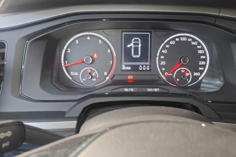 Used Volkswagen Polo 2021 Plus 1.5L Automatic Panoramic Enjoyment Edition Odometer Close Up
