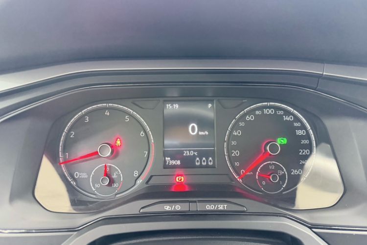 Used Volkswagen Polo 2021 Plus 1.5L Automatic Panoramic Enjoyment Edition Odometer Close Up