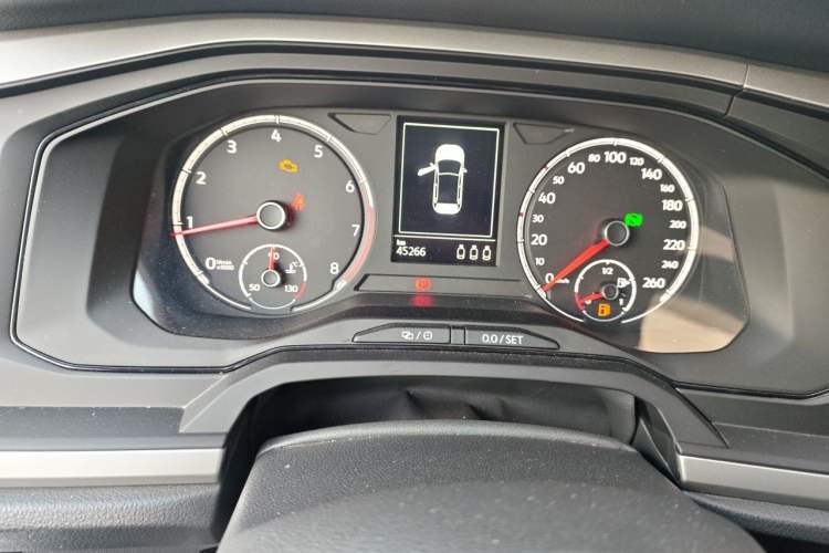 Used Volkswagen Polo 2021 Plus 1.5L Automatic Panoramic Enjoyment Edition Odometer Close Up