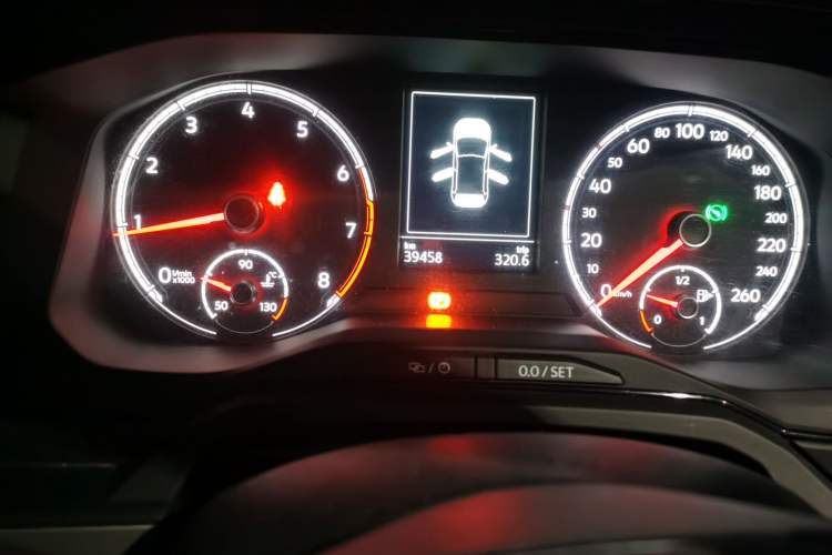 Used Volkswagen Polo 2021 Plus 1.5L Automatic Panoramic Enjoyment Edition Odometer Close Up