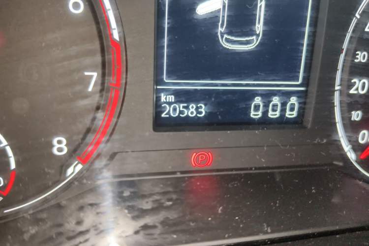 Used Volkswagen Polo 2021 Plus 1.5L Automatic Colorful Tech Edition Odometer Close Up