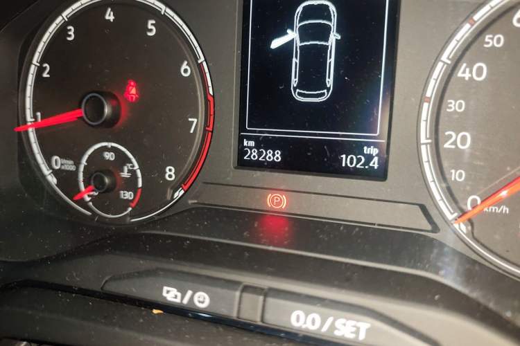 Used Volkswagen Polo 2021 Plus 1.5L Automatic Panoramic Enjoyment Edition Odometer Close Up
