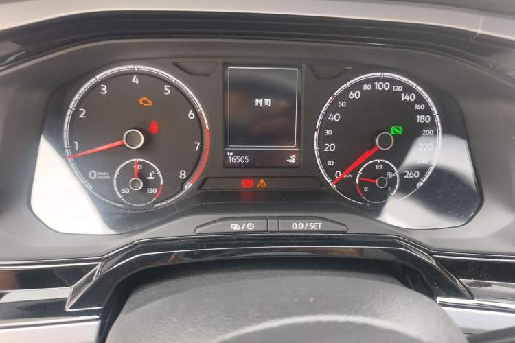 Used Volkswagen Polo 2021 Plus 1.5L Automatic Colorful Tech Edition Odometer Close Up