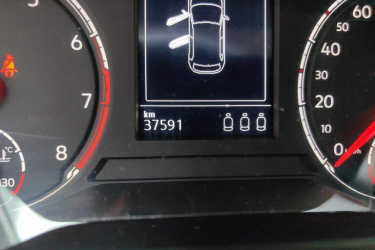 Used Volkswagen Polo 2021 Plus 1.5L Automatic Panoramic Enjoyment Edition Odometer Close Up