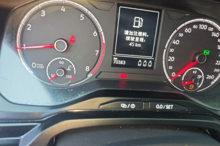Used Volkswagen Polo 2021 Plus 1.5L Automatic Panoramic Enjoyment Edition Odometer Close Up