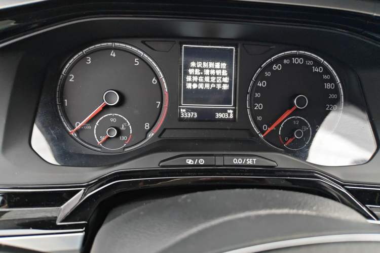 Used Volkswagen Polo 2021 Plus 1.5L Automatic Colorful Tech Edition Odometer Close Up