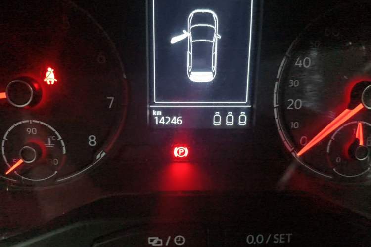 Used Volkswagen Polo 2021 Plus 1.5L Automatic Colorful Tech Edition Odometer Close Up