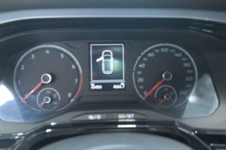 Used Volkswagen Polo 2021 Plus 1.5L Automatic Colorful Tech Edition Odometer Close Up