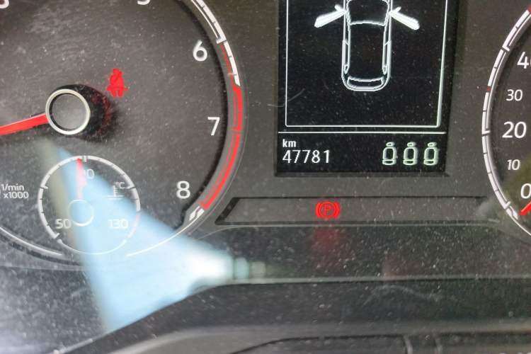 Used Volkswagen Polo 2021 Plus 1.5L Automatic Colorful Tech Edition Odometer Close Up