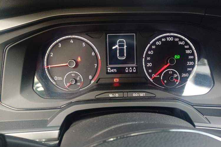 Used Volkswagen Polo 2021 Plus 1.5L Automatic Panoramic Enjoyment Edition Odometer Close Up