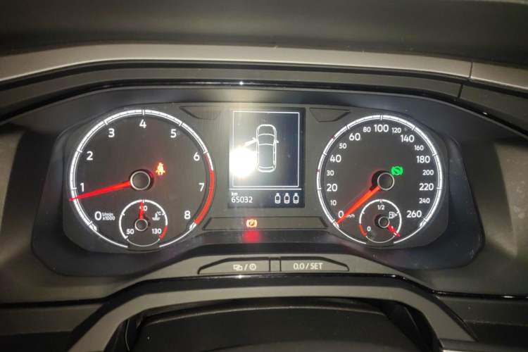 Used Volkswagen Polo 2021 Plus 1.5L Automatic Panoramic Enjoyment Edition Odometer Close Up