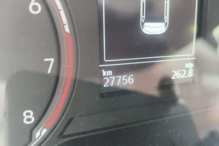 Used Volkswagen Polo 2021 Plus 1.5L Automatic Colorful Tech Edition Odometer Close Up