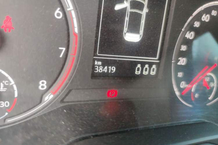 Used Volkswagen Polo 2021 Plus 1.5L Automatic Colorful Tech Edition Odometer Close Up