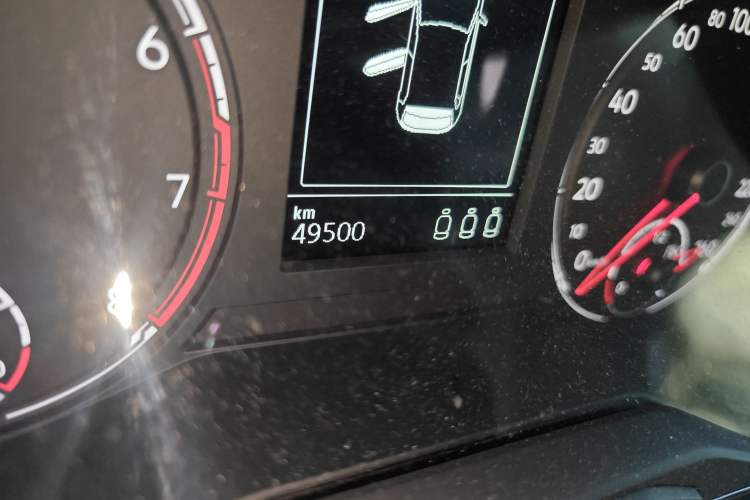 Used Volkswagen Polo 2021 Plus 1.5L Automatic Colorful Tech Edition Odometer Close Up