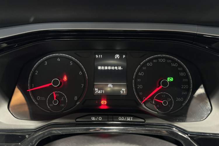 Used Volkswagen Polo 2021 Plus 1.5L Automatic Colorful Tech Edition Odometer Close Up