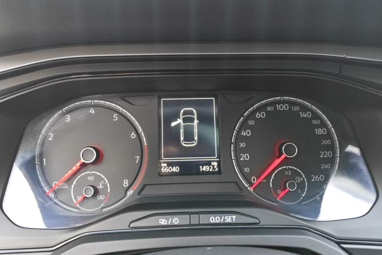 Used Volkswagen Polo 2021 Plus 1.5L Automatic Panoramic Enjoyment Edition Odometer Close Up
