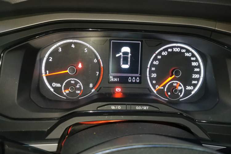 Used Volkswagen Polo 2021 Plus 1.5L Automatic Panoramic Enjoyment Edition Odometer Close Up
