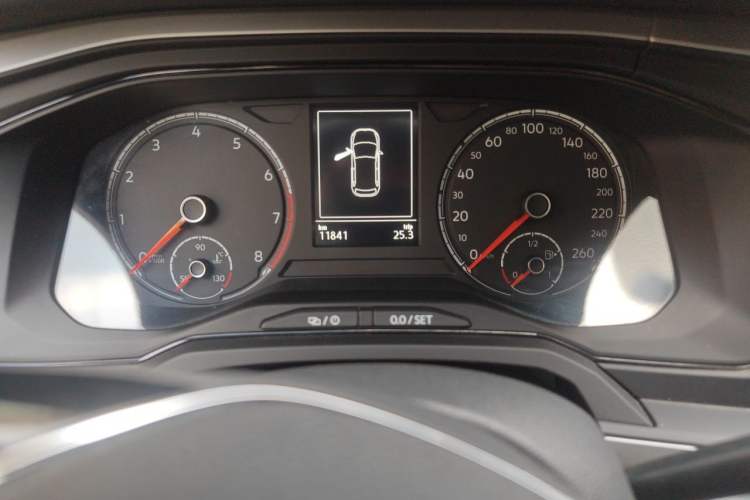 Used Volkswagen Polo 2021 Plus 1.5L Automatic Panoramic Enjoyment Edition Odometer Close Up