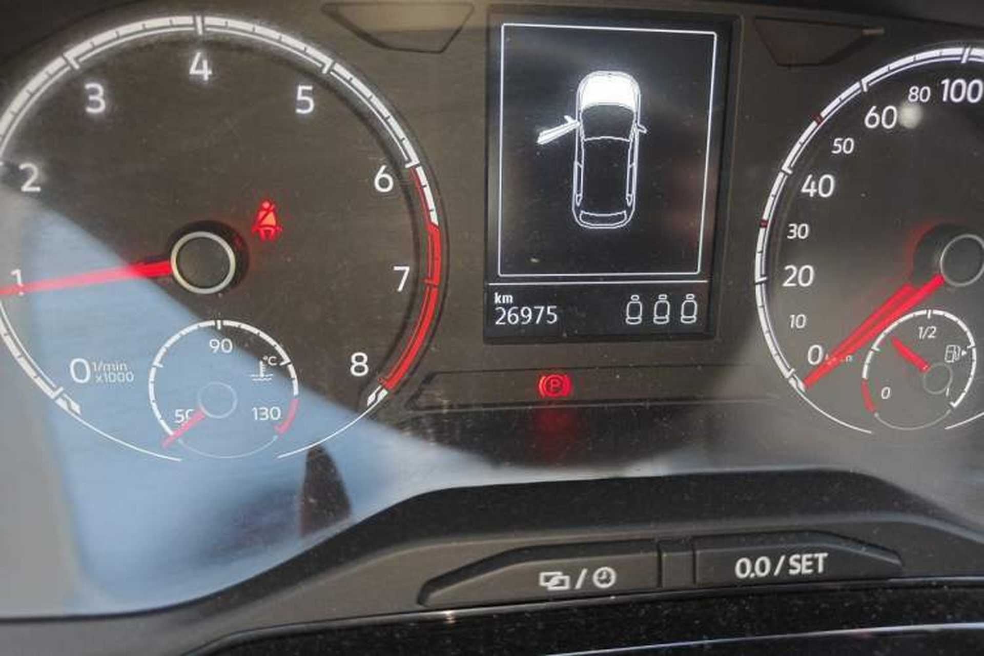 Used Volkswagen Polo 2021 Plus 1.5L Automatic Colorful Tech Edition Odometer Close Up