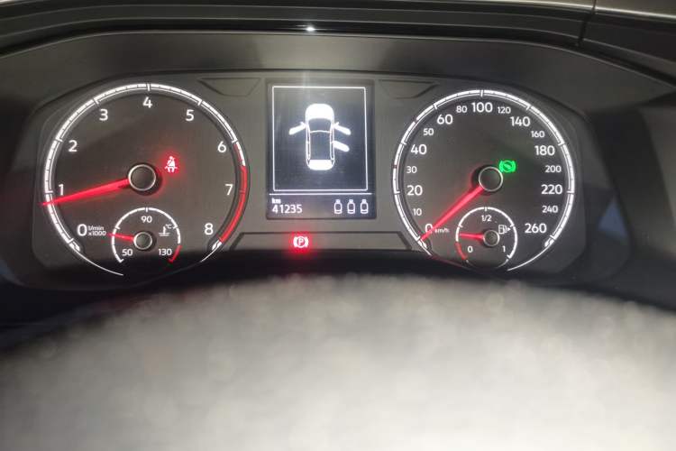 Used Volkswagen Polo 2021 Plus 1.5L Automatic Panoramic Enjoyment Edition Odometer Close Up