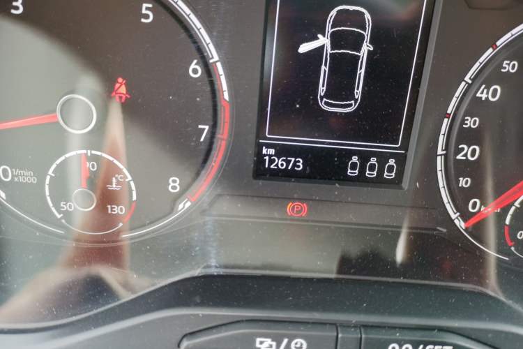 Used Volkswagen Polo 2021 Plus 1.5L Automatic Panoramic Enjoyment Edition Odometer Close Up