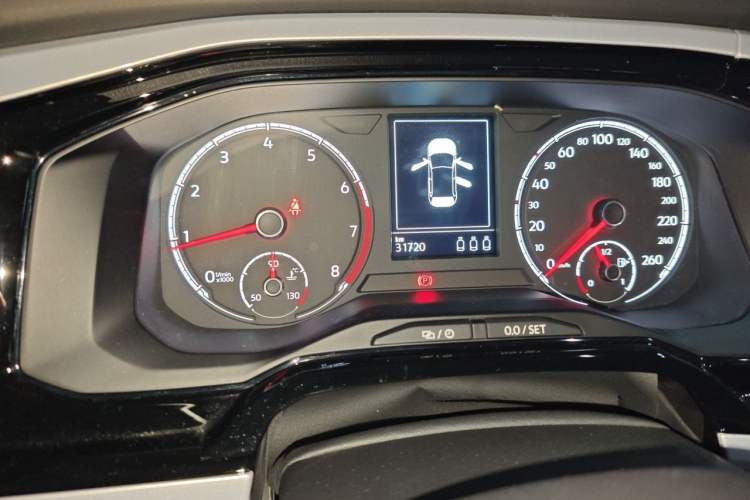 Used Volkswagen Polo 2021 Plus 1.5L Automatic Colorful Tech Edition Odometer Close Up