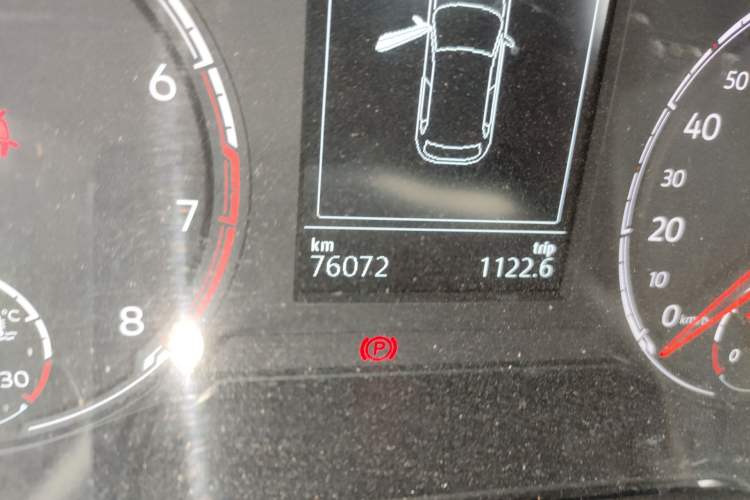 Used Volkswagen Polo 2021 Plus 1.5L Automatic Panoramic Enjoyment Edition Odometer Close Up