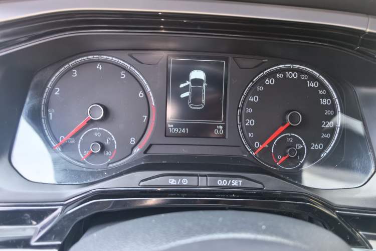 Used Volkswagen Polo 2021 Plus 1.5L Automatic Colorful Tech Edition Odometer Close Up