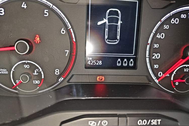 Used Volkswagen Polo 2021 Plus 1.5L Automatic Colorful Tech Edition Odometer Close Up