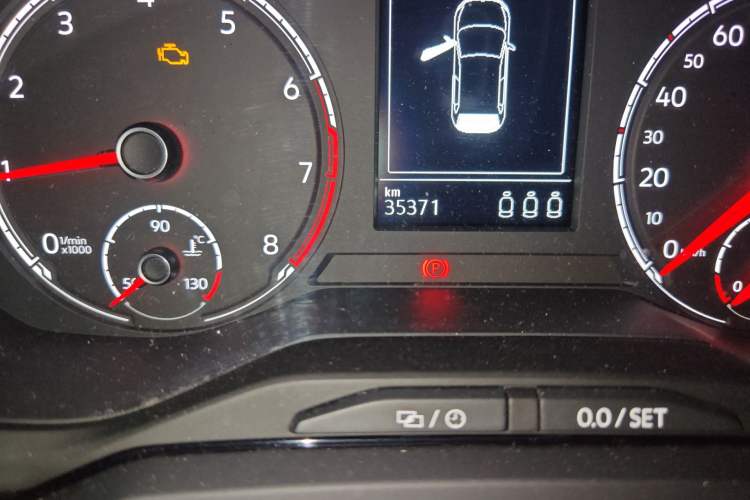 Used Volkswagen Polo 2022 Plus 1.5L Automatic Enjoy Life Edition Odometer Close Up