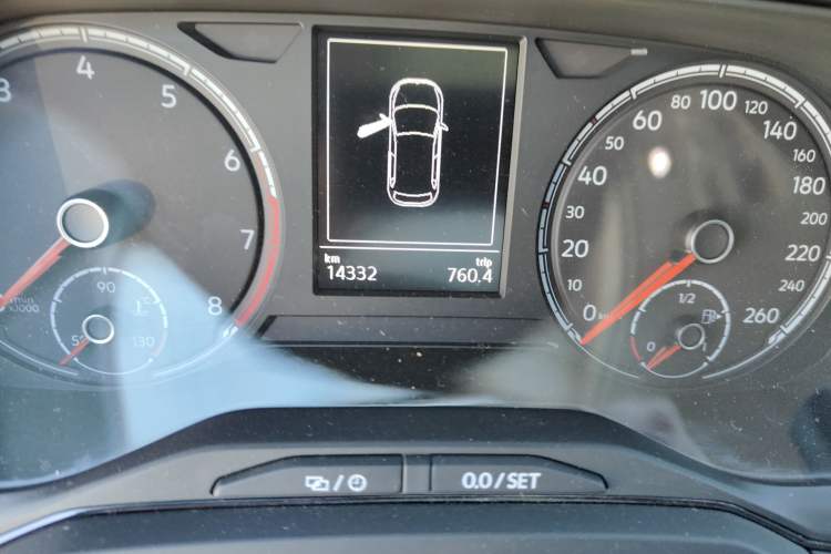 Used Volkswagen Polo 2022 Plus 1.5L Automatic Enjoy Life Edition Odometer Close Up