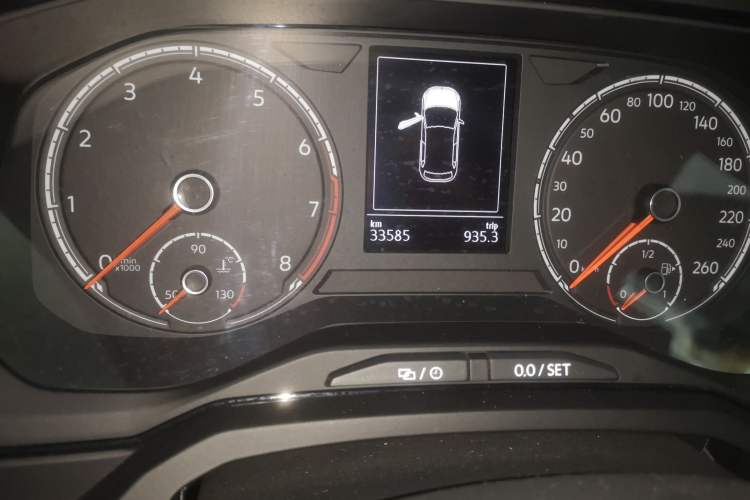 Used Volkswagen Polo 2022 Plus 1.5L Automatic Enjoy Life Edition Odometer Close Up