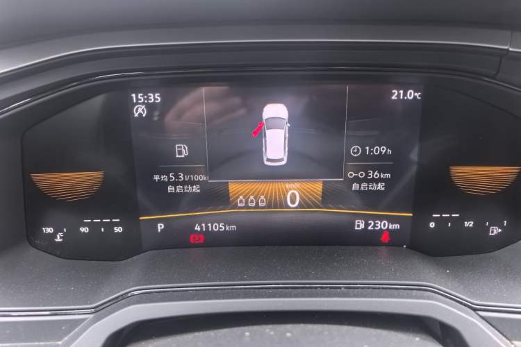 Used Volkswagen Polo 2022 Plus 1.5L Automatic Enjoy Life Edition Odometer Close Up