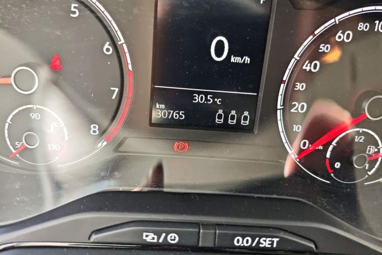 Used Volkswagen Polo 2022 Plus 1.5L Automatic Enjoy Life Edition Odometer Close Up