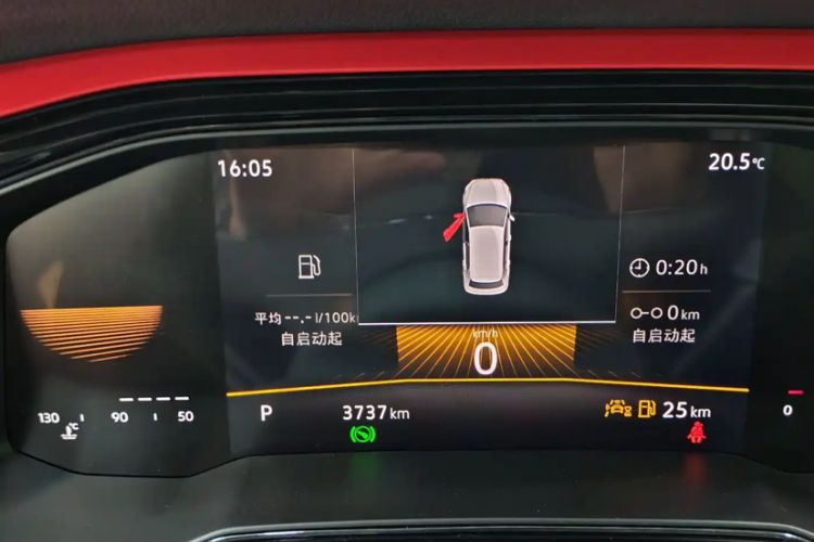 Used Volkswagen Polo 2023 Plus 1.5L Automatic Colorful Tech Edition Odometer Close Up