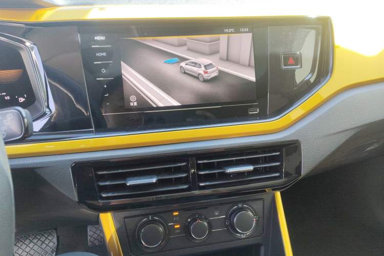 Used Volkswagen Polo 2023 Restyled Plus 1.5L Automatic Colorful Tech Edition Audio And AC Panel