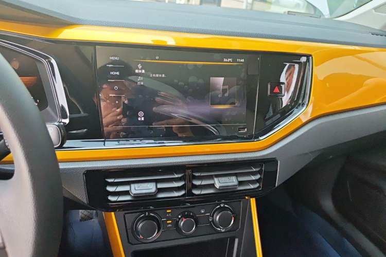 Used Volkswagen Polo 2023 Restyled Plus 1.5L Automatic Colorful Tech Edition Audio And AC Panel