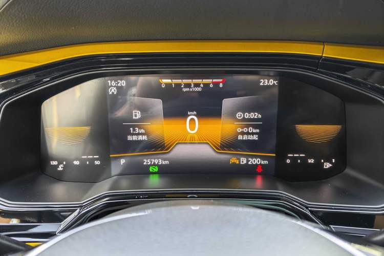 Used Volkswagen Polo 2023 Plus 1.5L Automatic Colorful Tech Edition Odometer Close Up